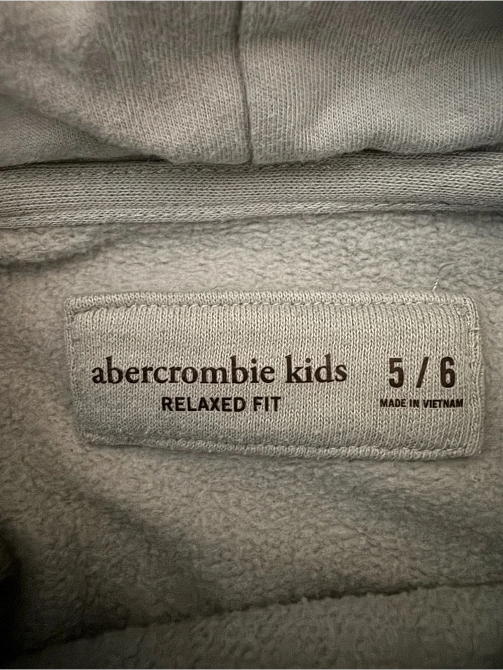 Abercrombie Light Sage Hoodie with Front Pocket